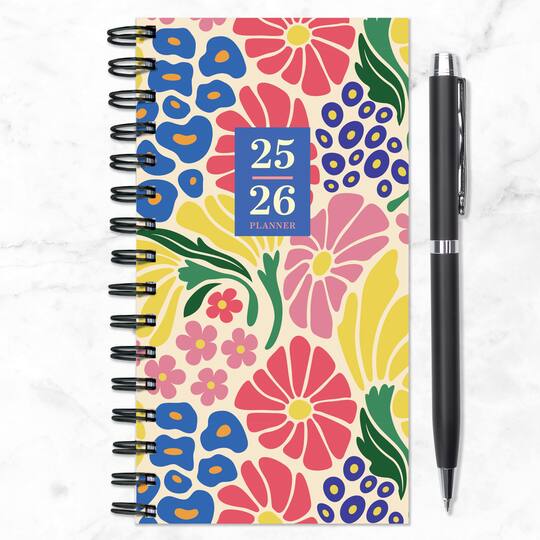 TF Publishing 2025-2026 Floral Medley Small Weekly/Monthly Planner